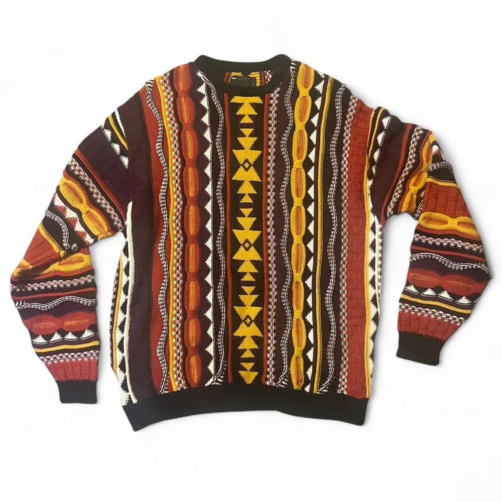 ASOS DESIGN Colorful Knit Sweater Pullover Patterned‎ Festival Party